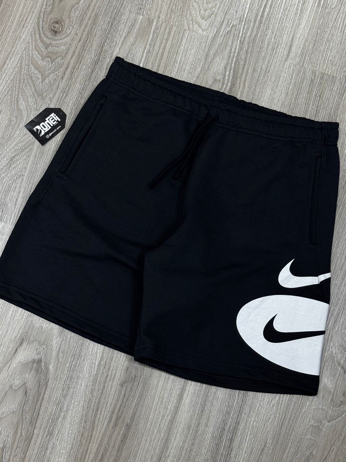 SHORTS MOLETOM NK SWOOSH LEAGUE - PRETO