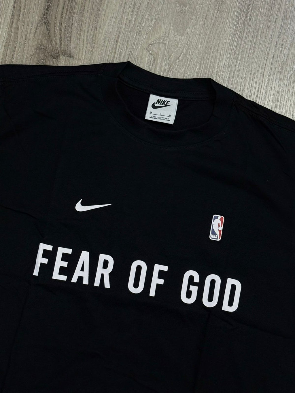 CAMISETA NK NEW NBA FEAR OF GOD - PRETA