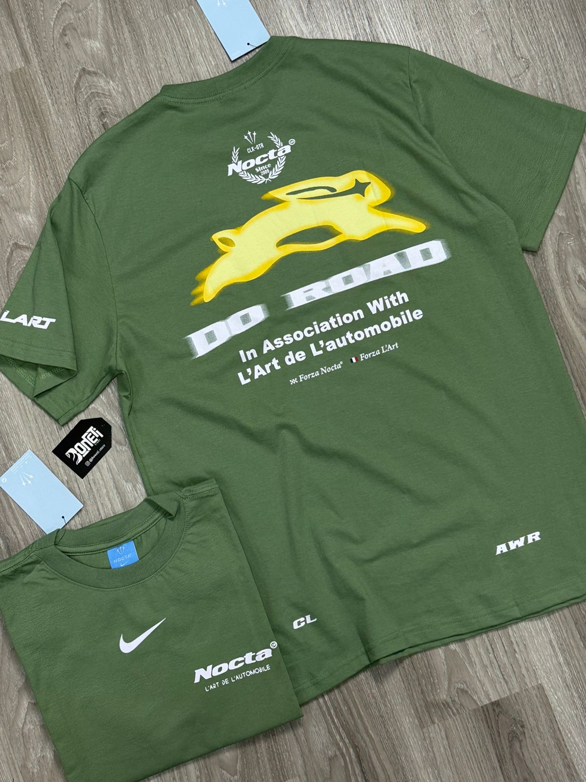 CAMISETA NK X NOCTA ROAD - VERDE MUSGO