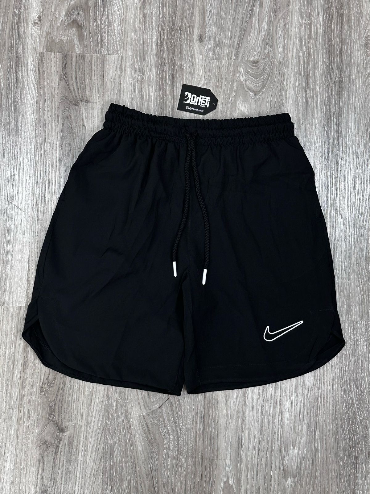 SHORTS TACTEL NK MINI VAZADO SWOOSH - PRETO