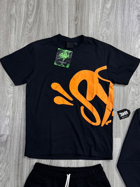 CONJUNTO SYNA WORLD + MOLETOM - BLACK ORANGE