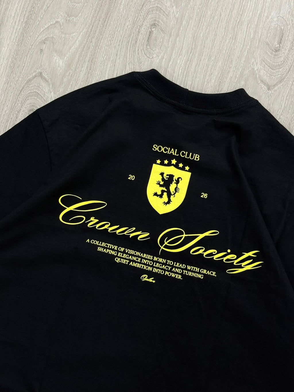 CAMISETA OVERSIZED OPLAN CLASSIC SOCIETY - PRETA