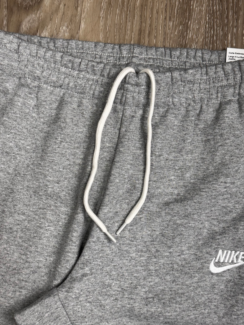 CALÇA MOLETOM NK CLUB RETA - CINZA