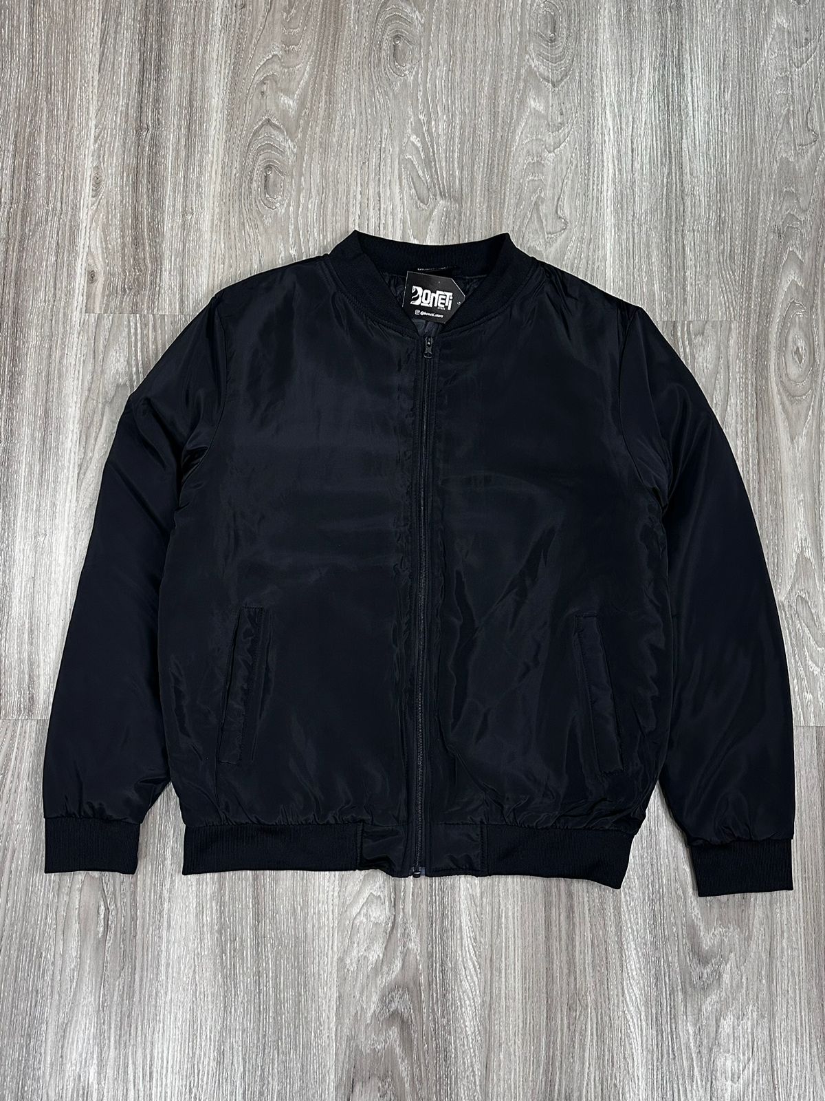 JAQUETA BOMBER PRETA