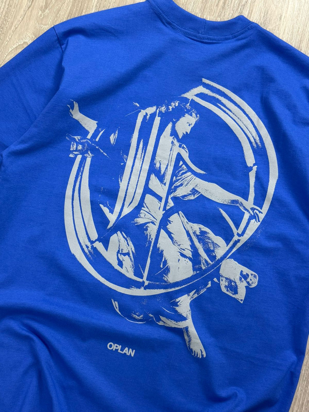 CAMISETA OVERSIZED OPLAN PURITY - AZUL
