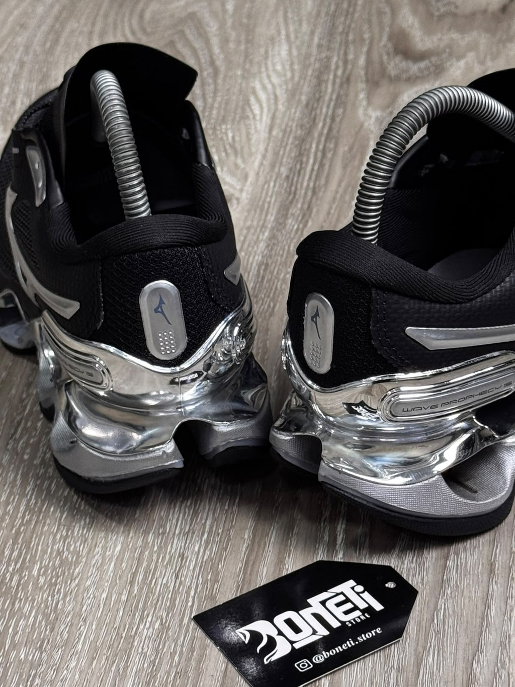 TÊNIS MZN WAVE PROPHECY 15 - BLACK METALLIC