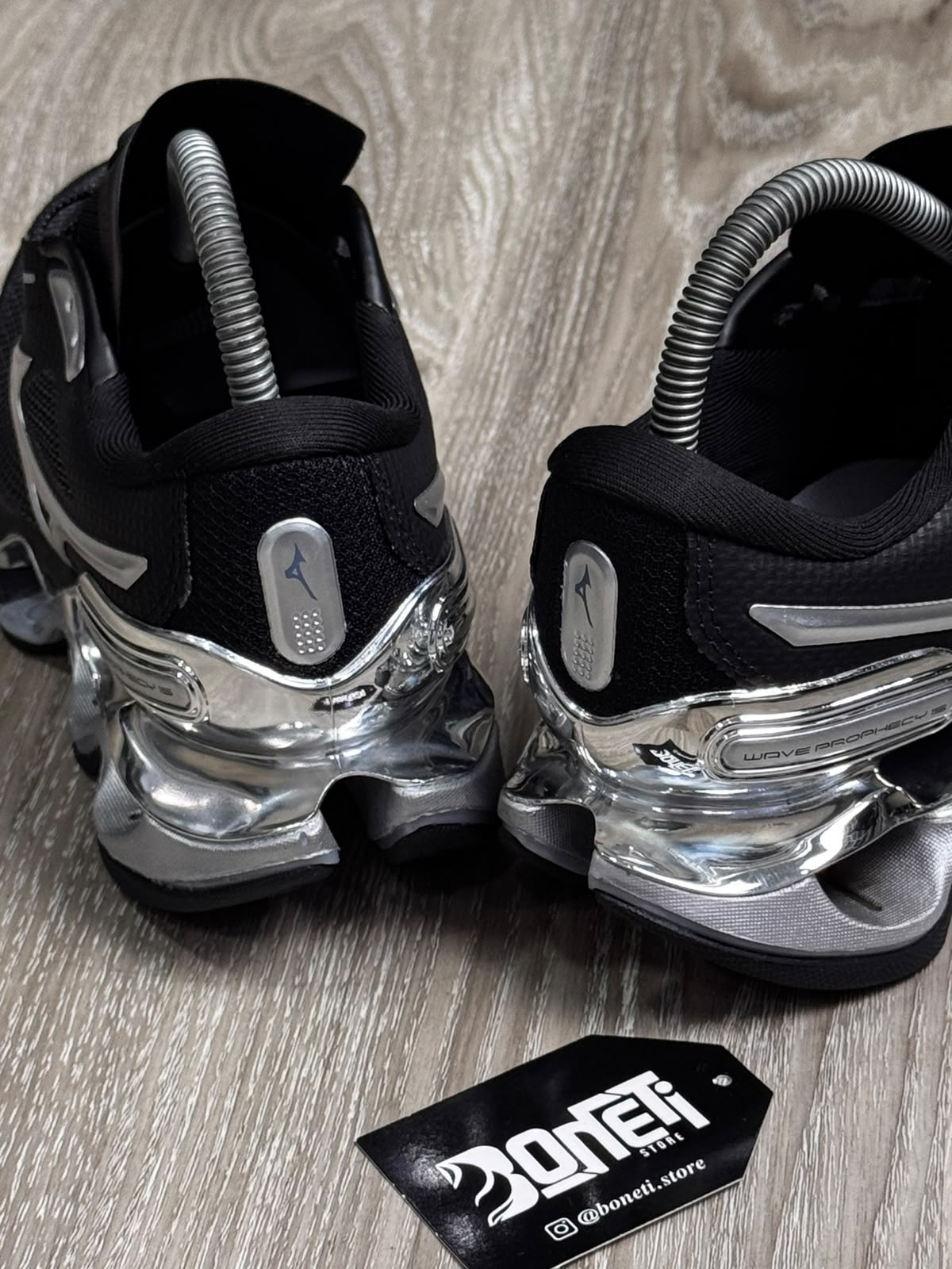 TÊNIS MZN WAVE PROPHECY 15 - BLACK METALLIC