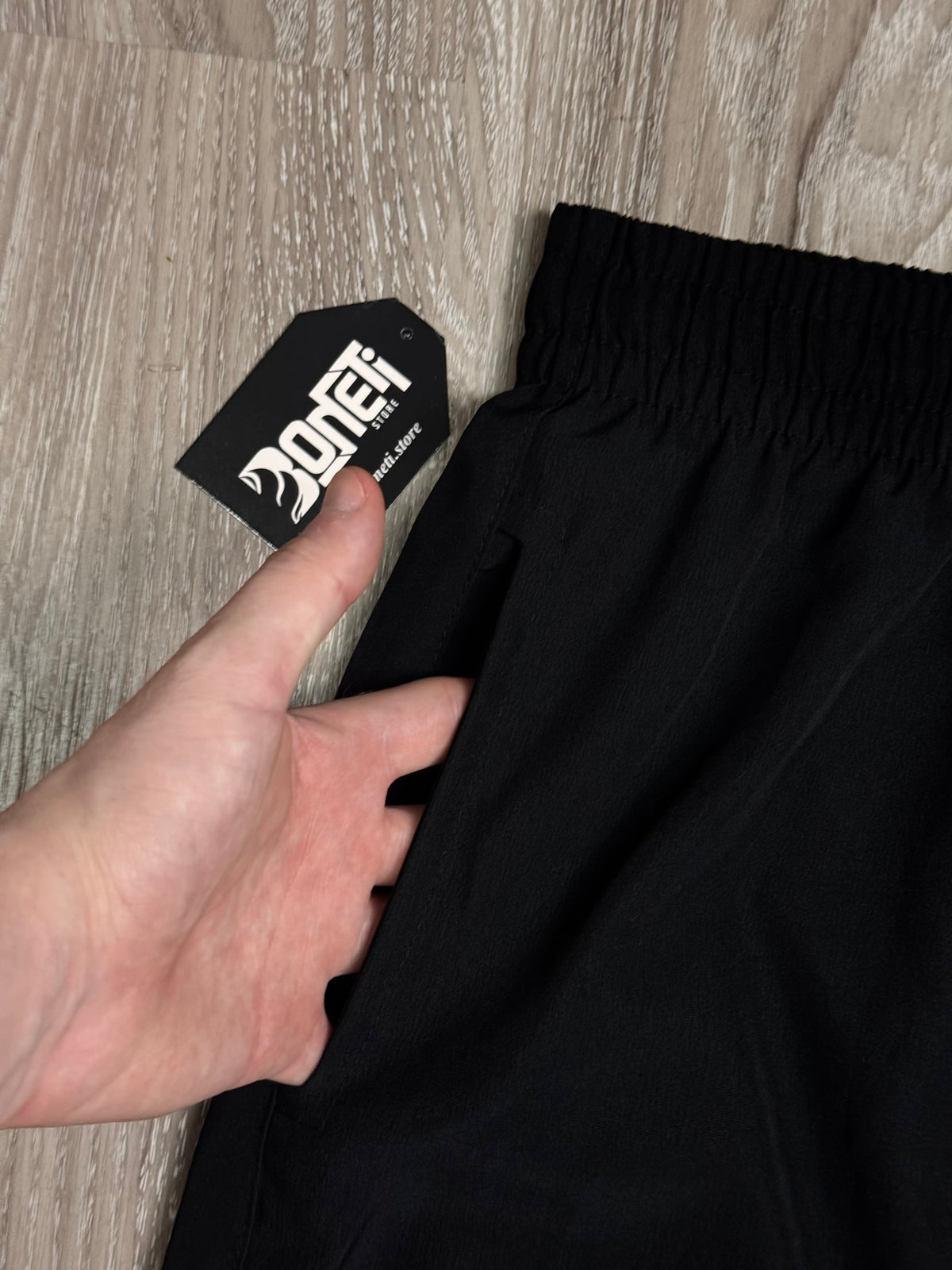 SHORTS TACTEL ADD ESSENTIALS BASIC - PRETO