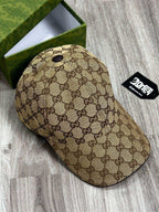 BONÉ GC CANVAS MARROM