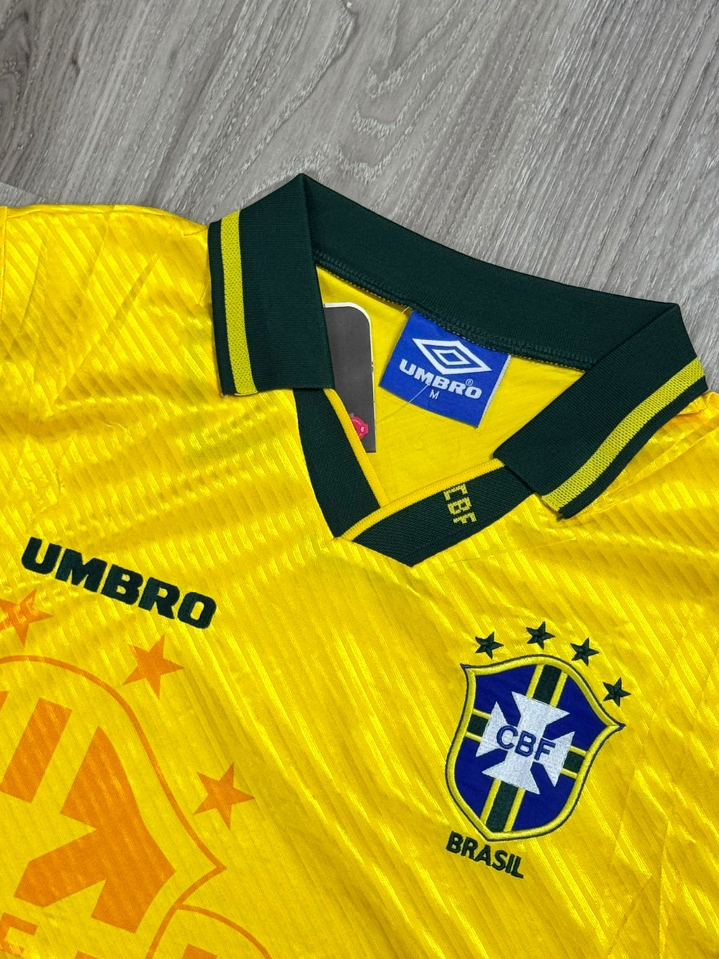 CAMISA RETRÔ BR 1994 TETRA - AMARELA