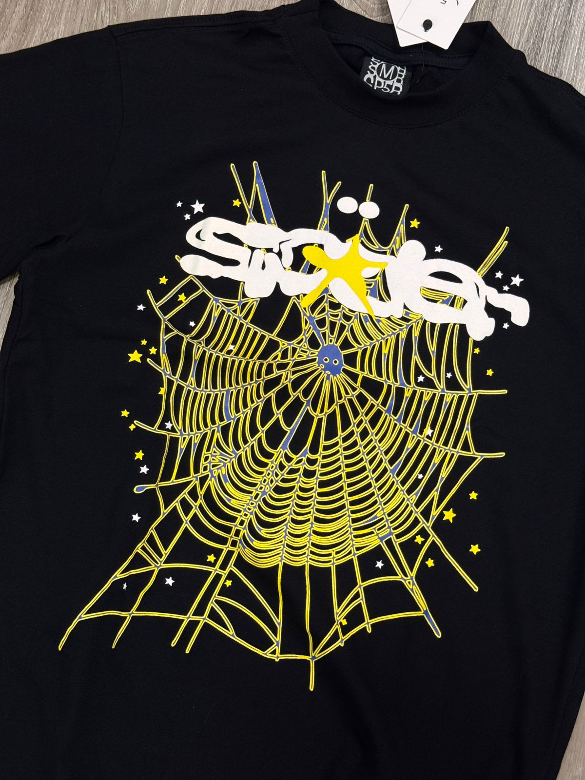 CAMISETA SP5DER OG WEB - BLACK YELLOW