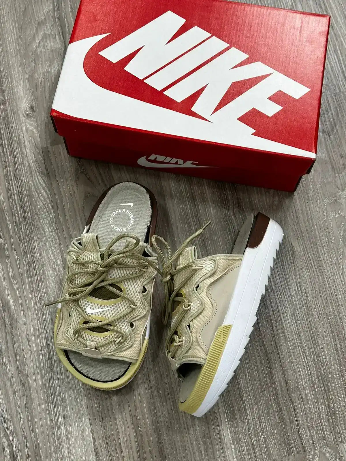 CHINELO SLIDE NK OFFLINE - CREME