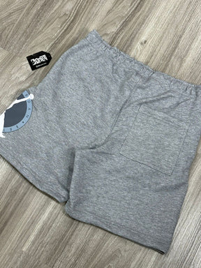 SHORTS MOLETOM JRDN FLIGHT CLUB - CINZA