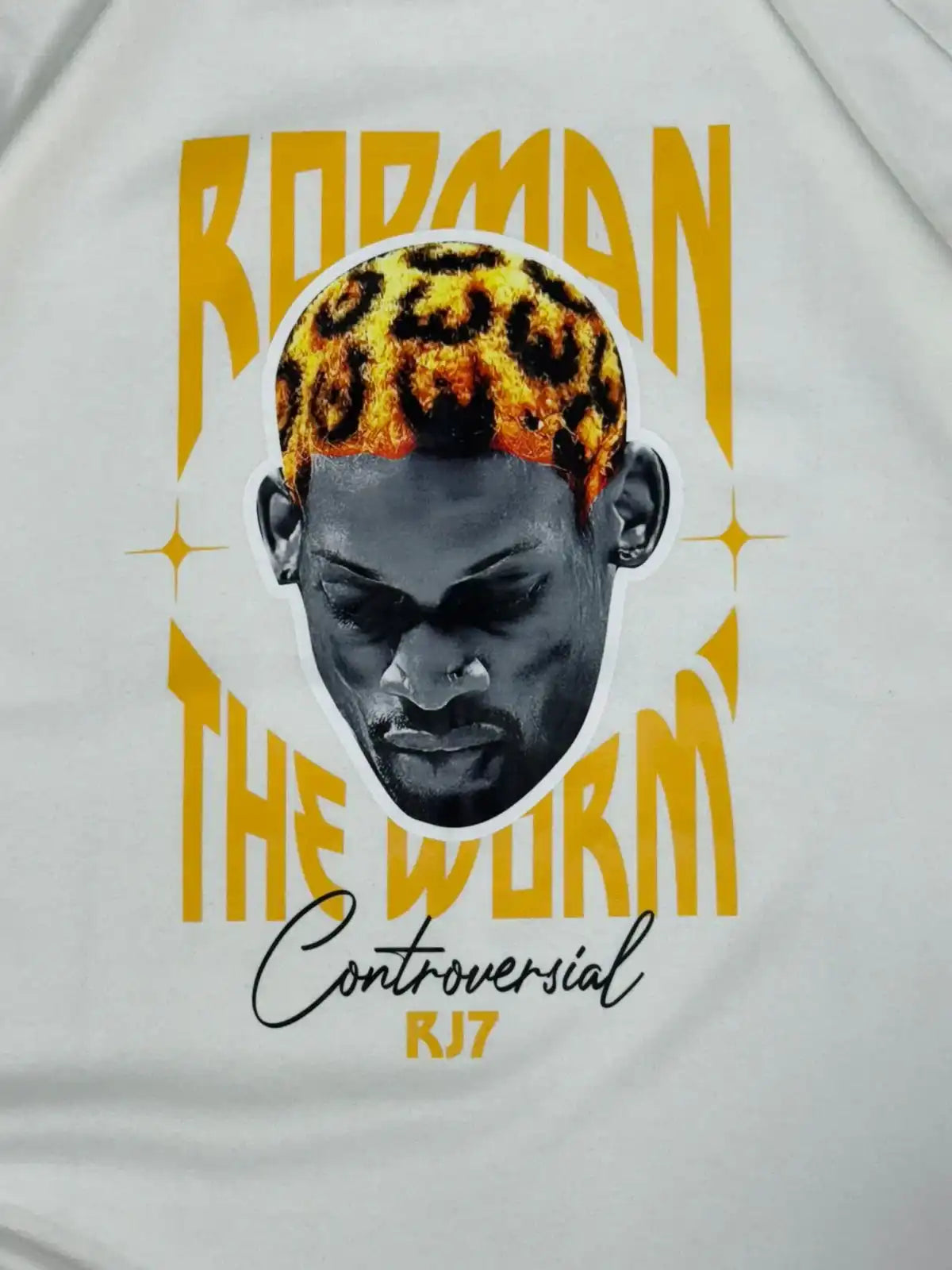 CAMISETA OVERSIZED RJ7 RODMAN - OFFWHITE