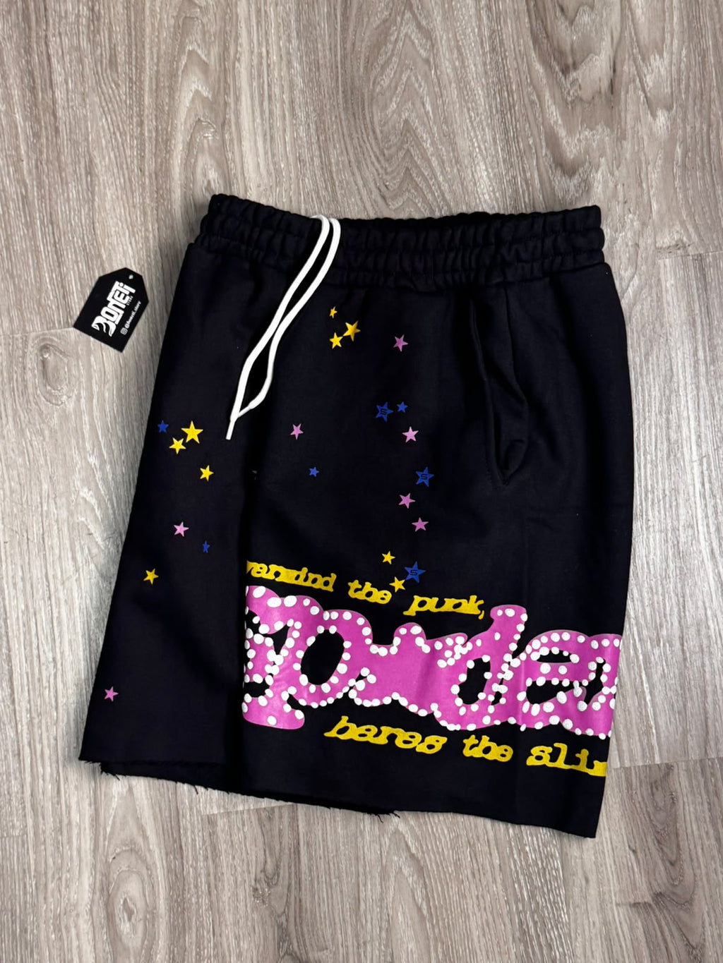 SHORTS MOLETOM SP5DER - BLACK PINK