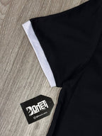 CAMISETA SLIM GOLA ZARA - PRETA