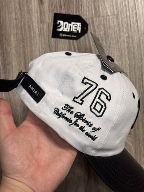 BONÉ AMIRI - WHITE BLACK