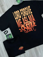 CAMISETA SYNA LORD FORGIVE - BLACK ORANGE
