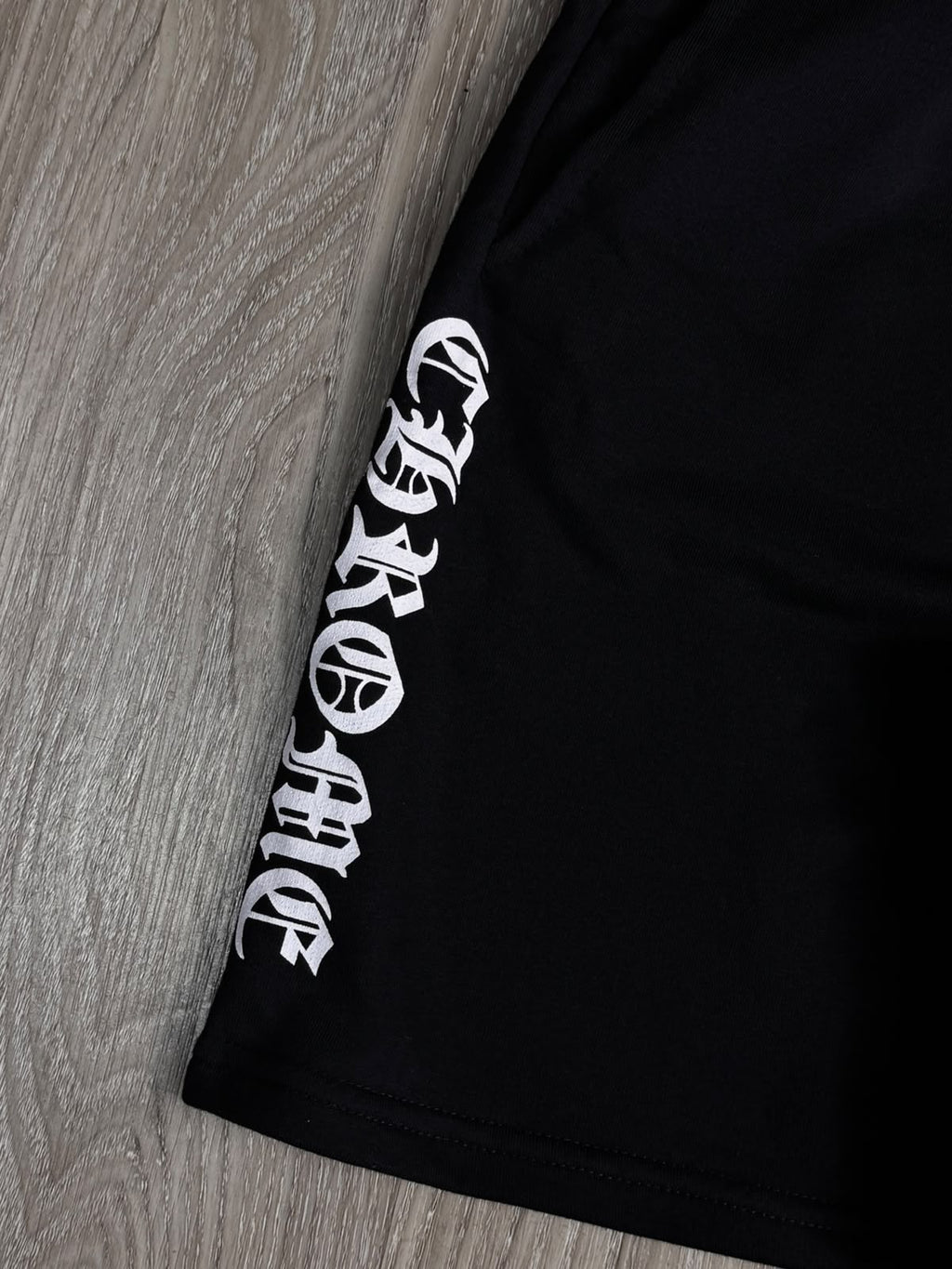 SHORTS MOLETOM CHROME HEARTS - PRETO