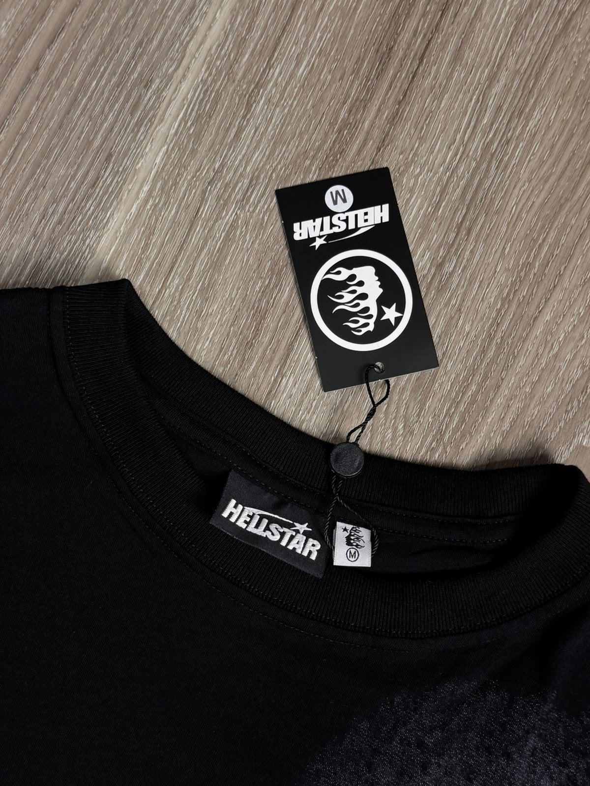 CAMISETA HELLSTAR WASHED - BLACK