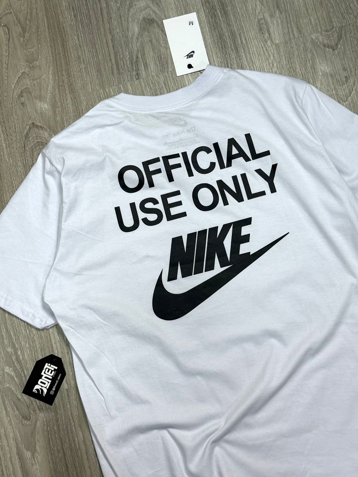 CAMISETA NK USE ONLY - BRANCA