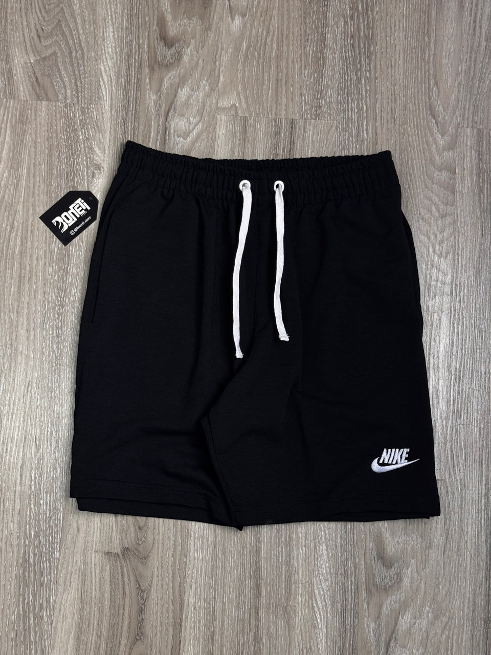SHORTS MOLETOM NK CLUB - PRETO