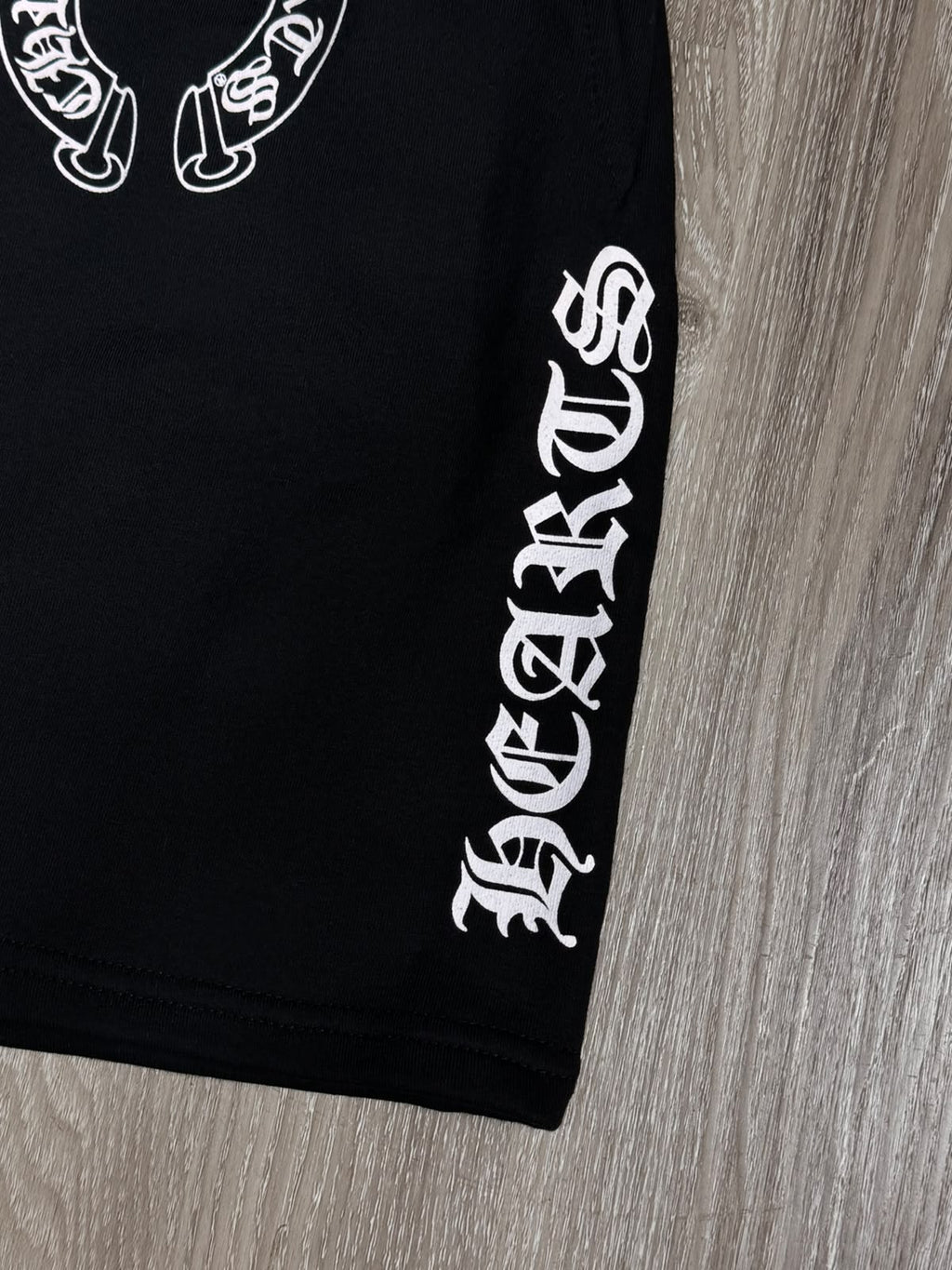 SHORTS MOLETOM CHROME HEARTS - PRETO