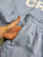CONJUNTO CORTEIZ MOLETOM PROPERTY - BABY BLUE