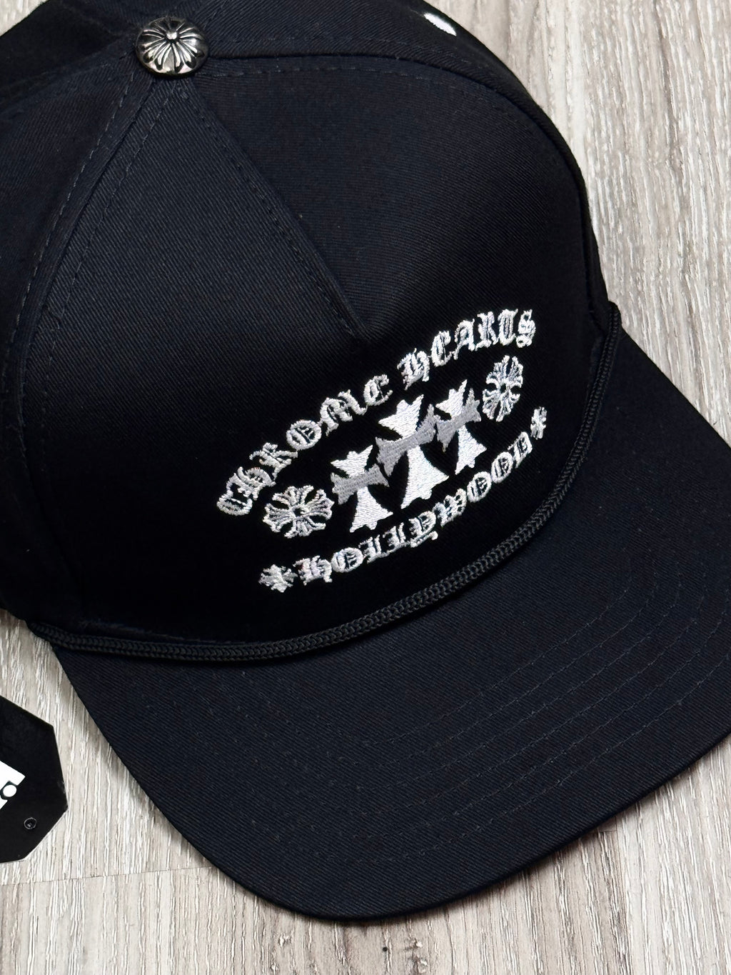 BONÉ CHROME HEARTS GAS STATION - PRETO E BRANCO