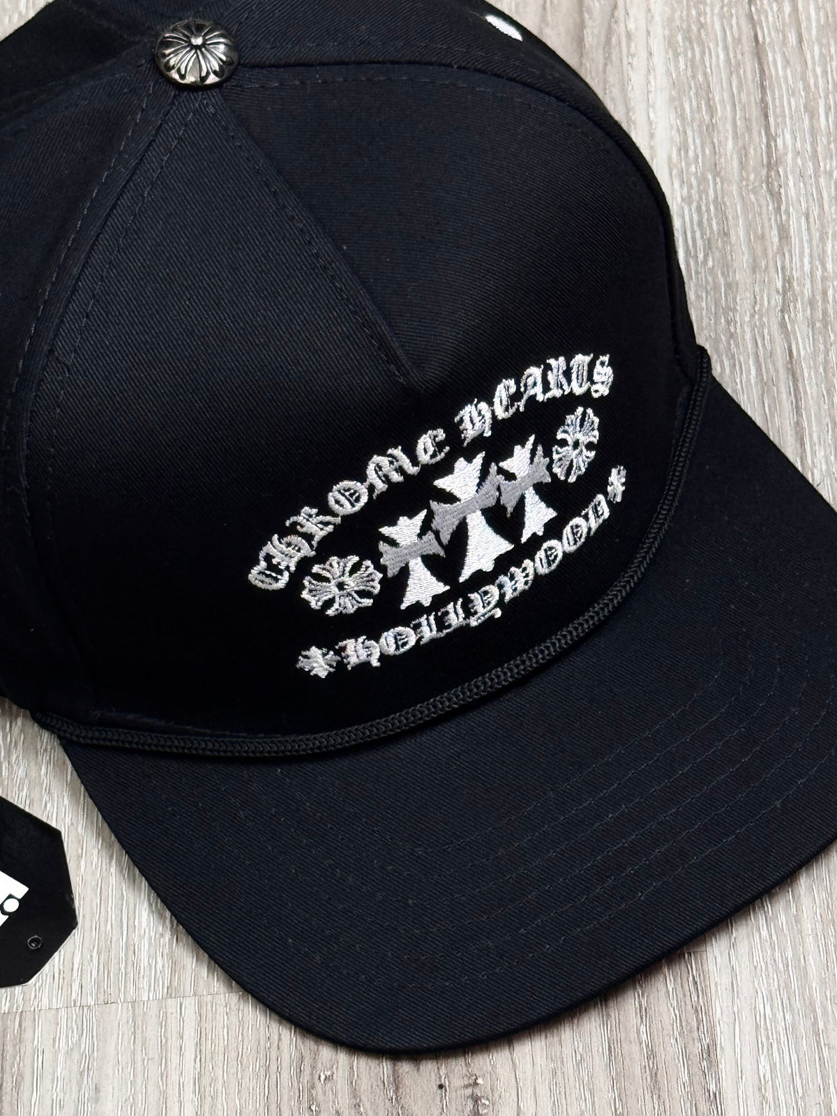 BONÉ CHROME HEARTS GAS STATION - PRETO E BRANCO