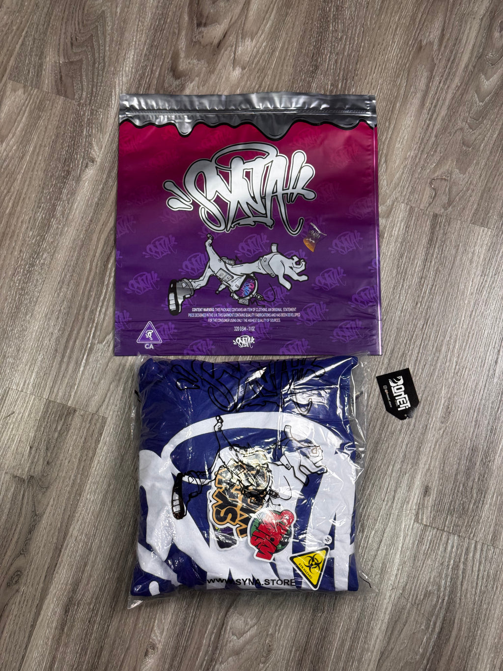 CONJUNTO SYNA WORLD MOLETOM - AZUL