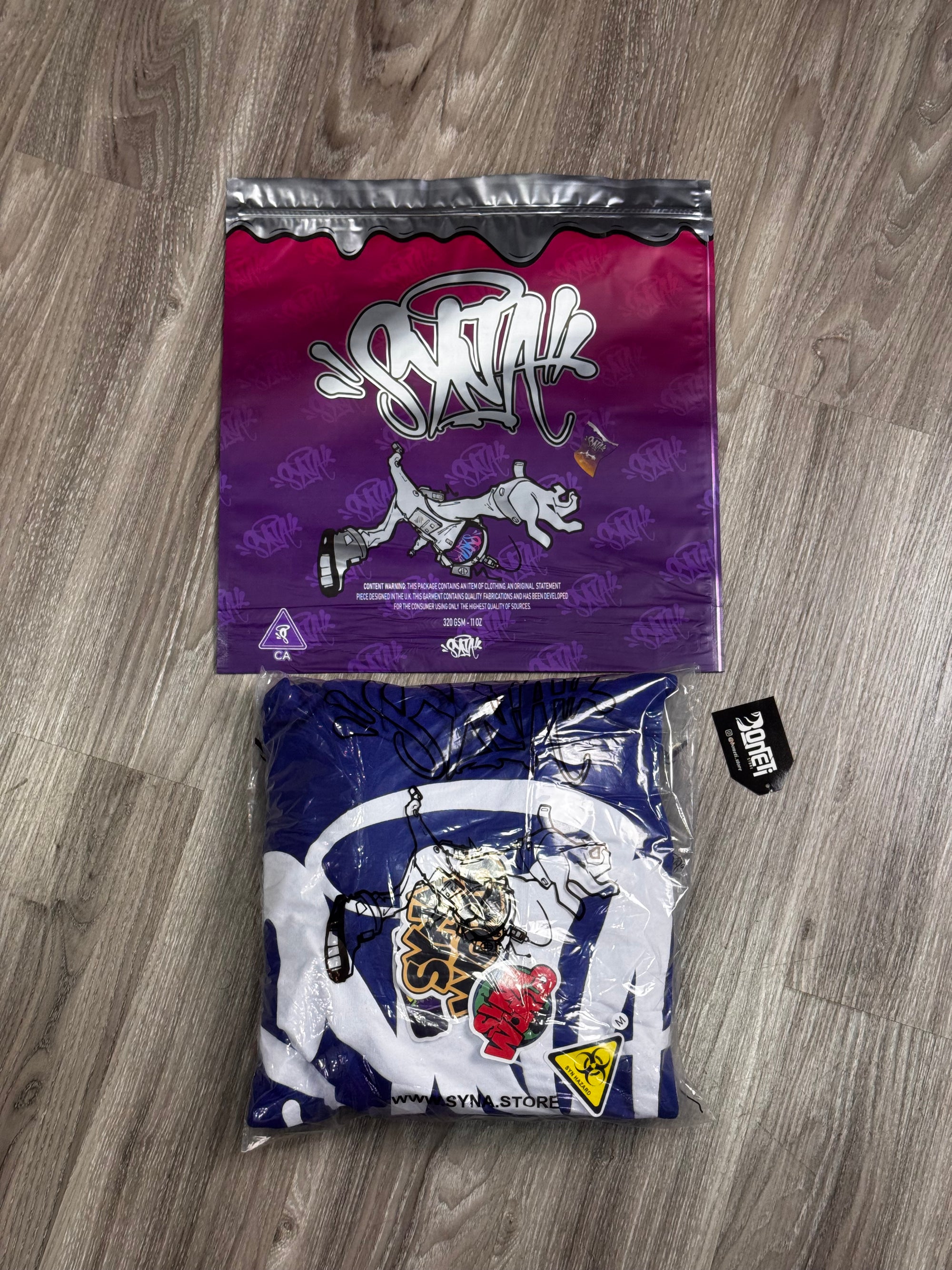 CONJUNTO SYNA WORLD MOLETOM - AZUL