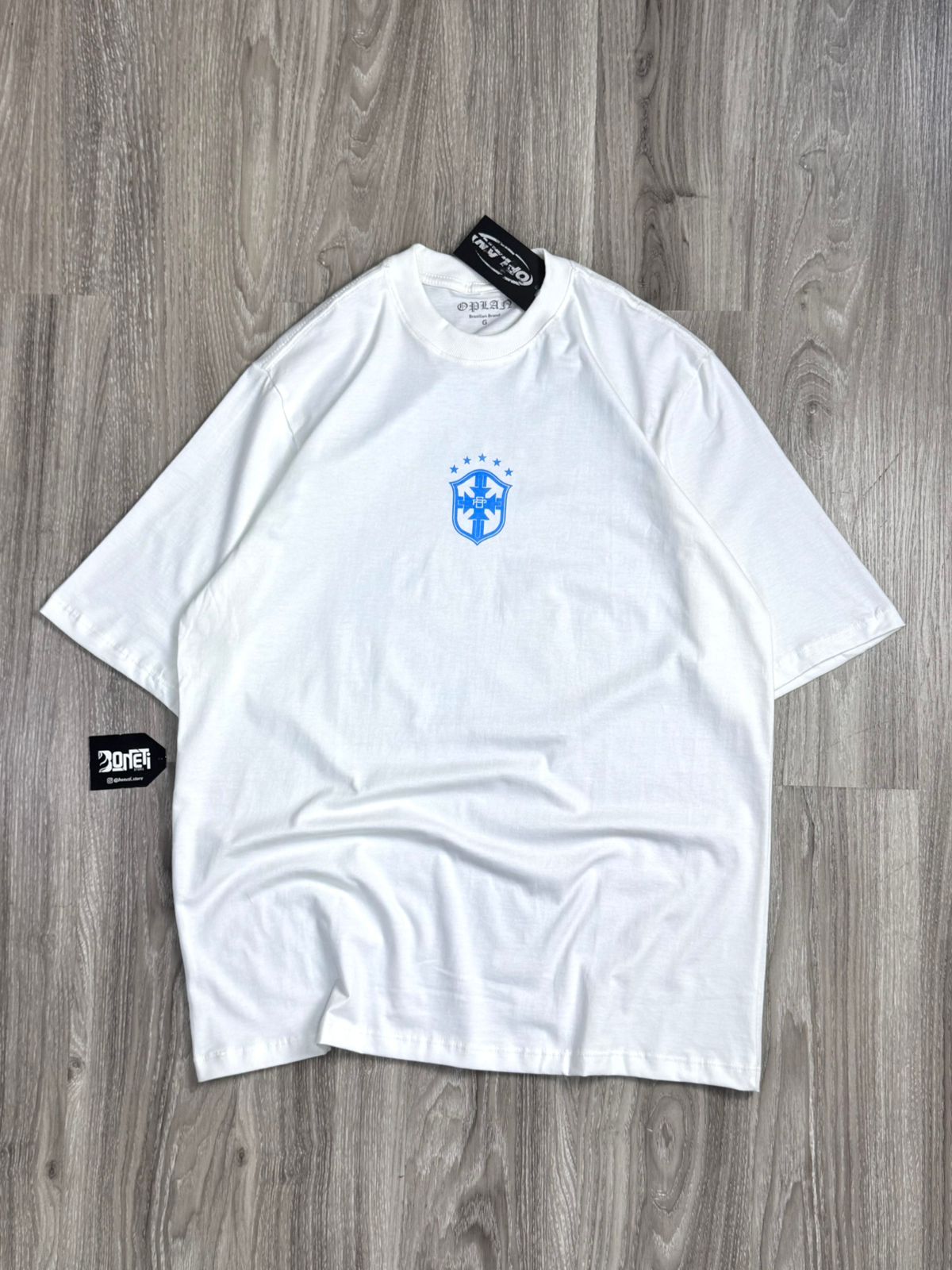 CAMISETA OVERSIZED OPLAN ICONS - OFFWHITE