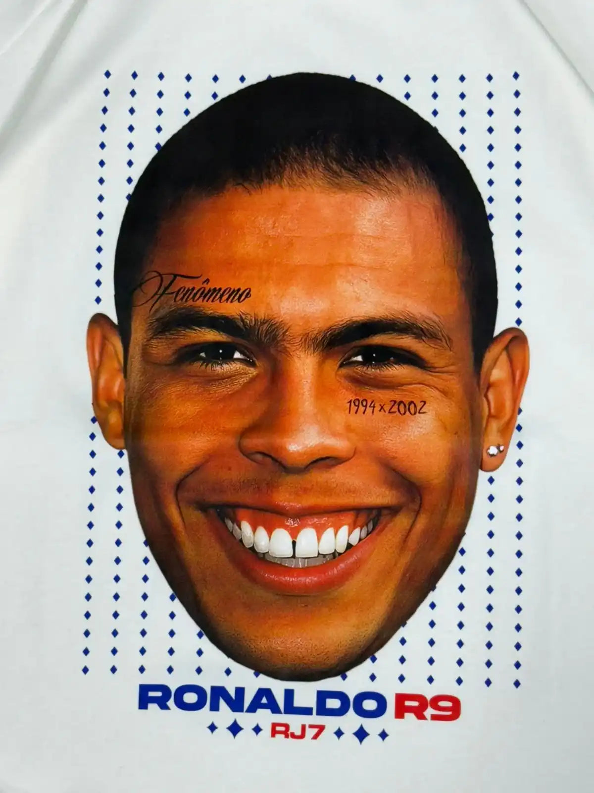 CAMISETA OVERSIZED RJ7 FENÔMENO 1994 - OFFWHITE