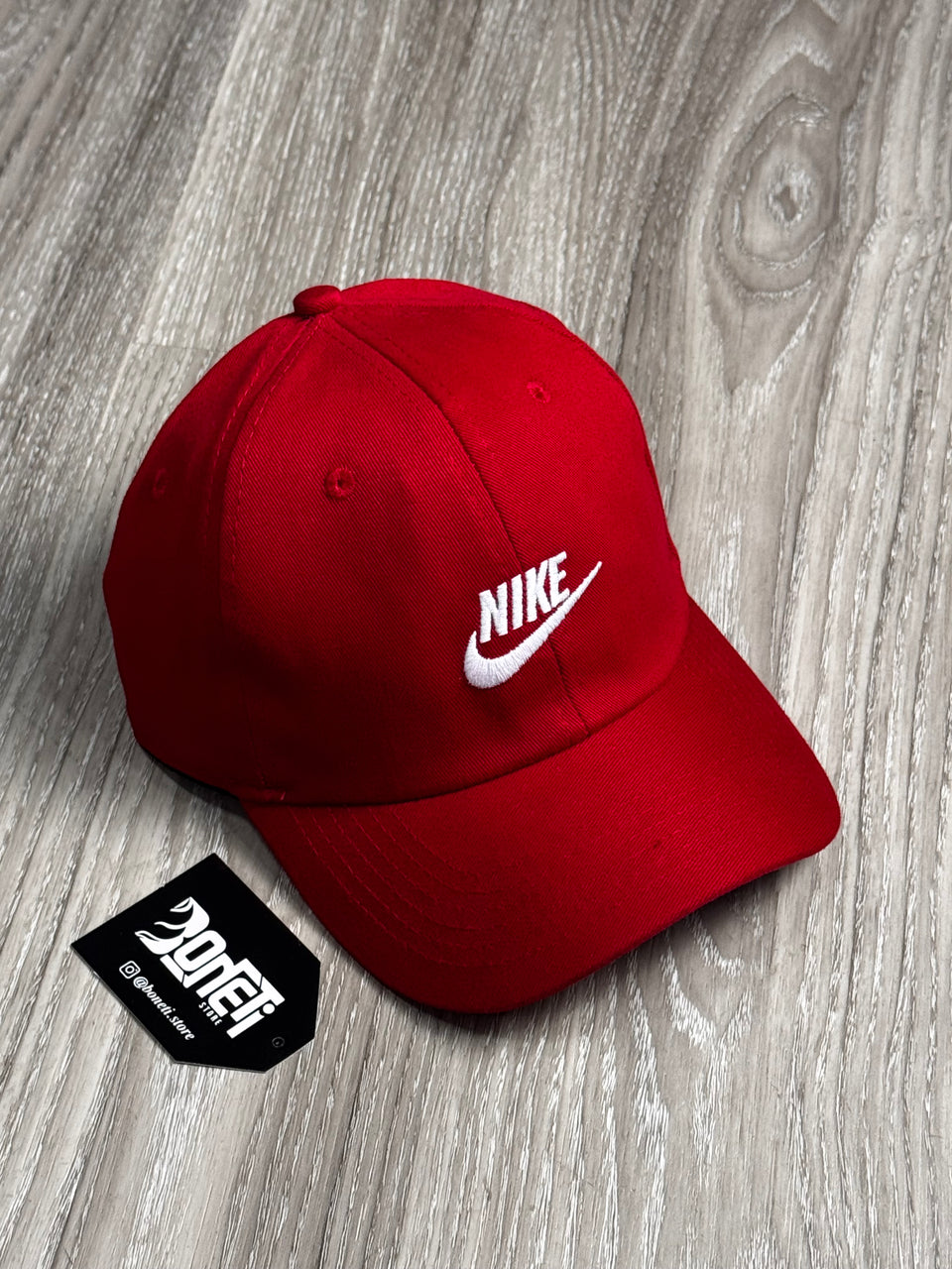 BONÉ NK H86 - VERMELHO/BRANCO