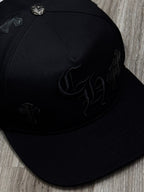 BONÉ CHROME HEARTS CROSS PATCH - ALL BLACK