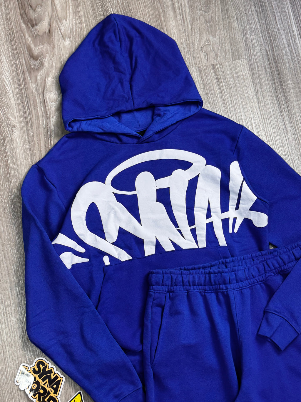 CONJUNTO SYNA WORLD MOLETOM - AZUL