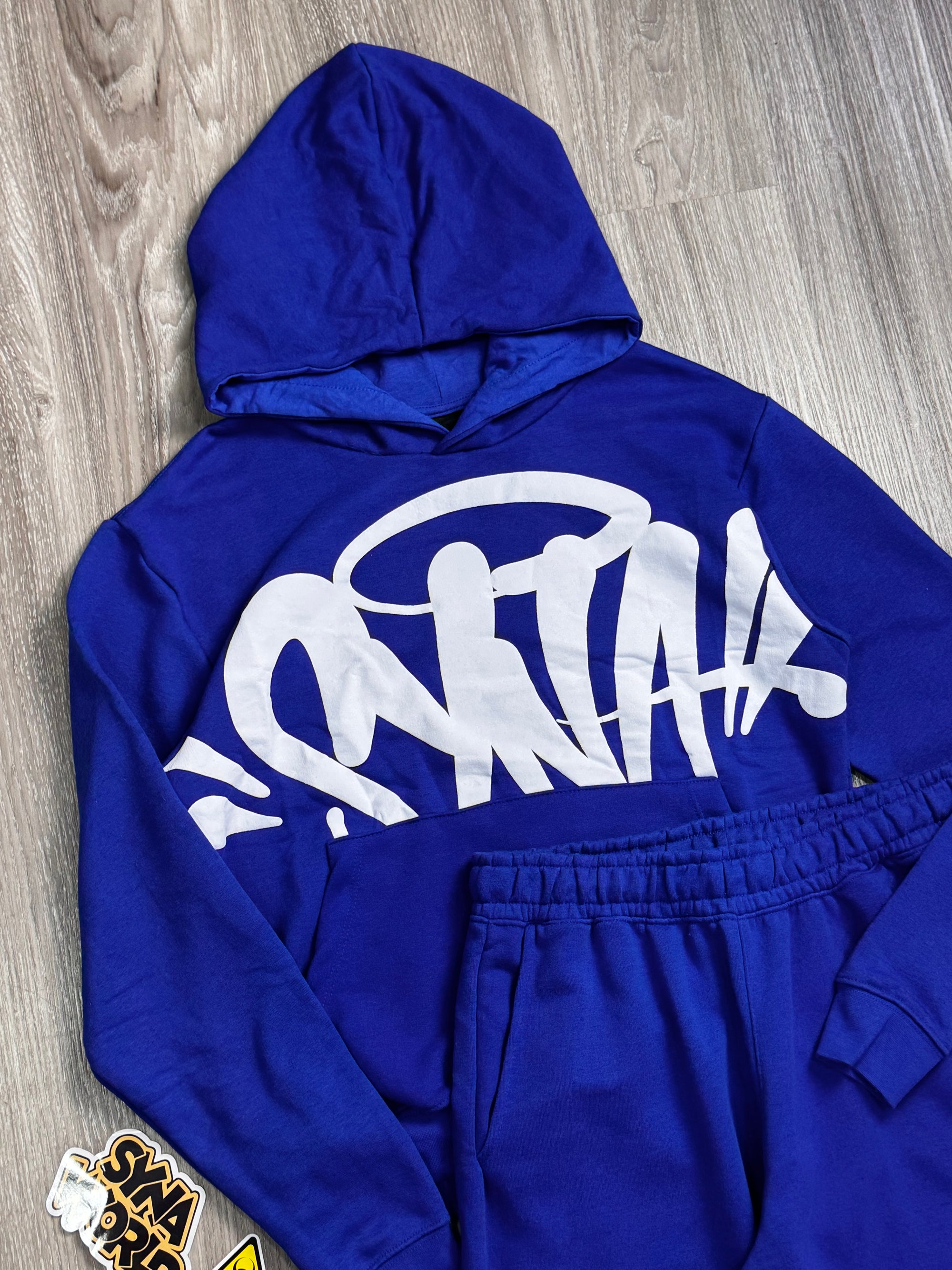 CONJUNTO SYNA WORLD MOLETOM - AZUL