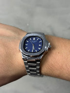 RELÓGIO PATEK NAUTILUS - PRATA BLUE