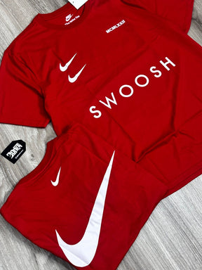 CAMISETA NK DOUBLE SWOOSH - VERMELHO