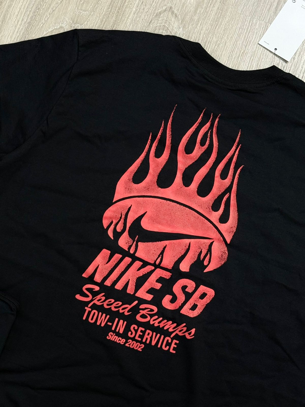 CAMISETA NK SB SPEED CAR - PRETA