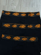 PACK 3 CUECAS SYNA WORLD - BLACK ORANGE