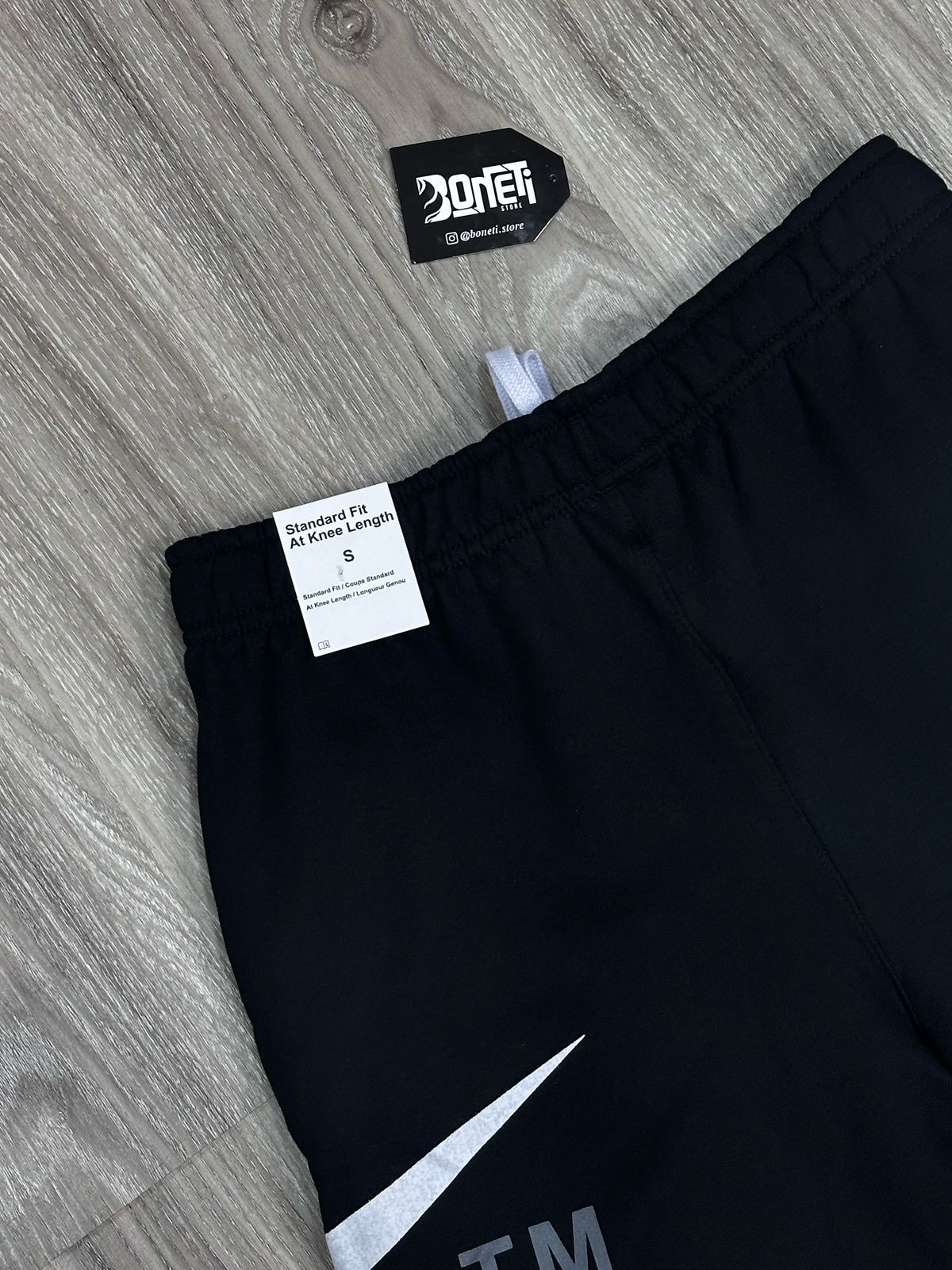 SHORTS MOLETOM NK BIG SWOOSH TM - PRETO