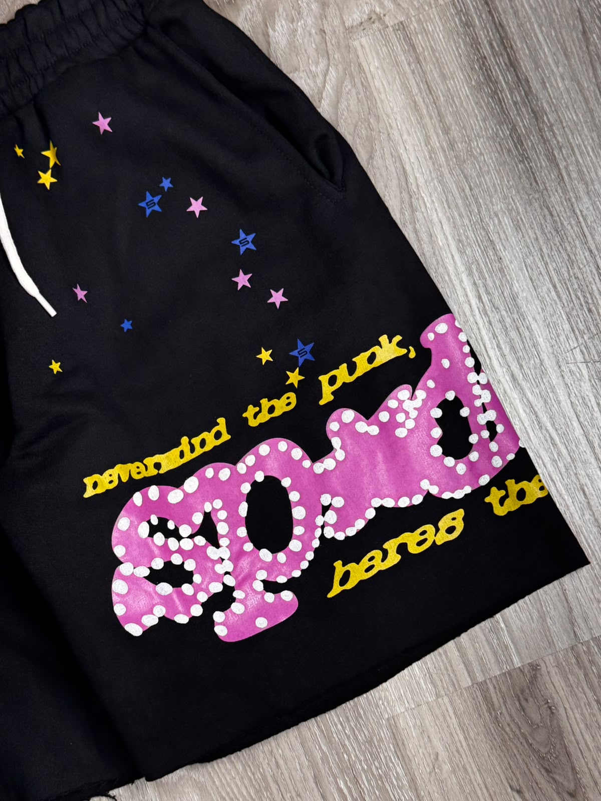 SHORTS MOLETOM SP5DER - BLACK PINK