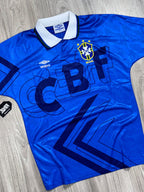 CAMISA RETRÔ BR 1994 TETRA - AZUL