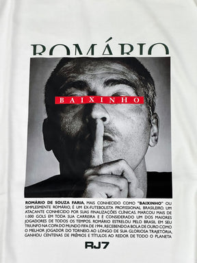 CAMISETA OVERSIZED RJ7 ROMÁRIO - OFFWHITE