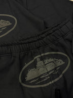 CONJUNTO CORTEIZ MOLETOM ISLAND - BLACK GREY