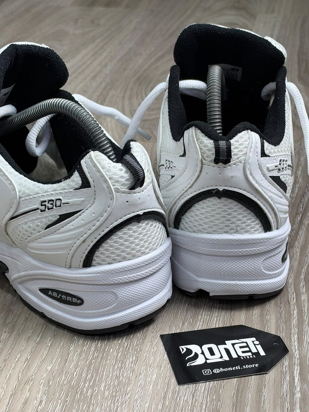 TÊNIS NB 530 - WHITE BLACK