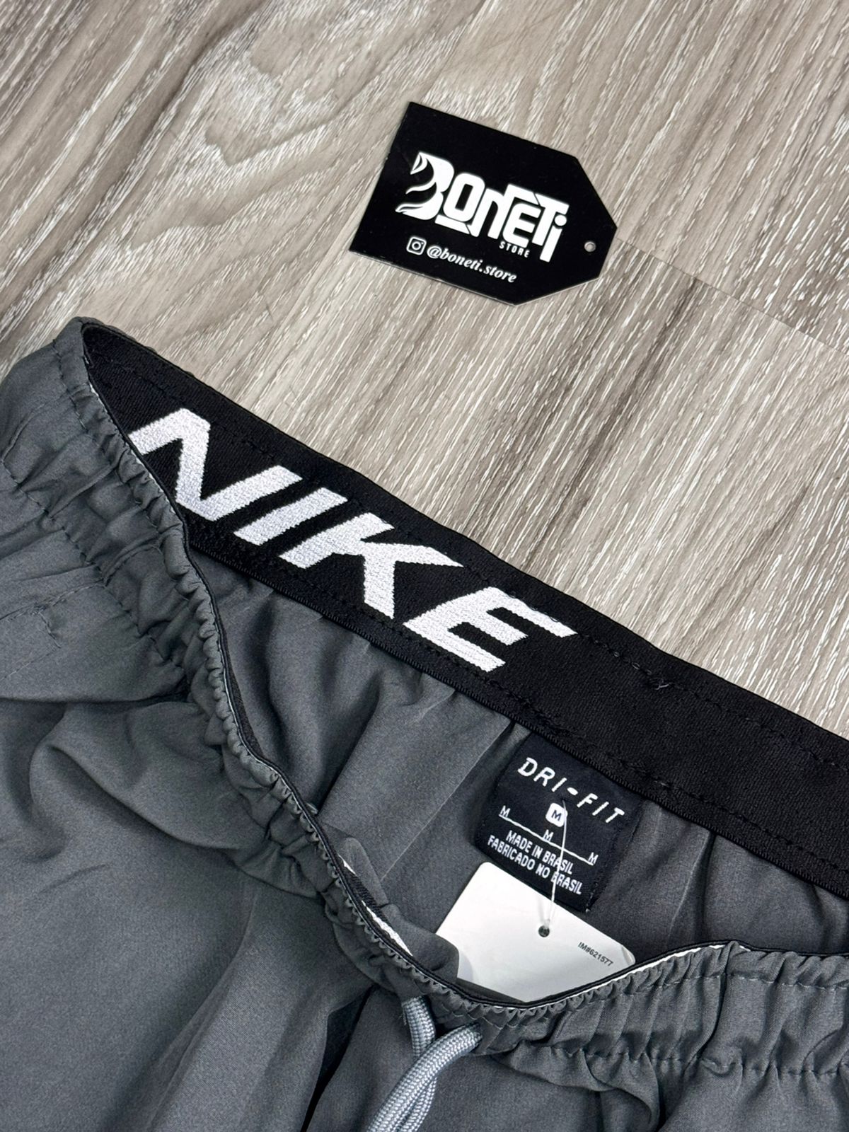 SHORTS TACTEL NK TRAINING - CINZA