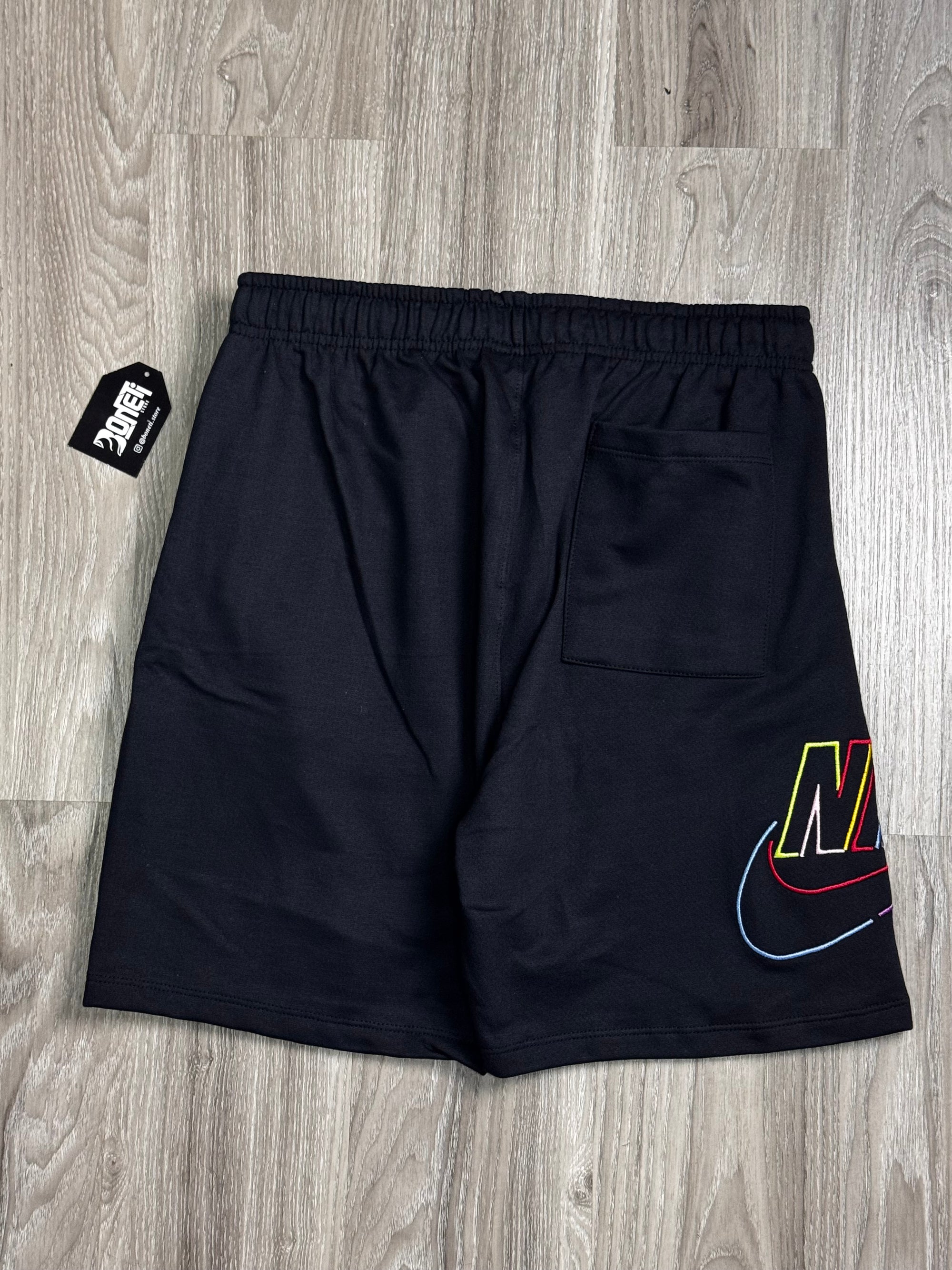 SHORTS MOLETOM NK COLOR - PRETO